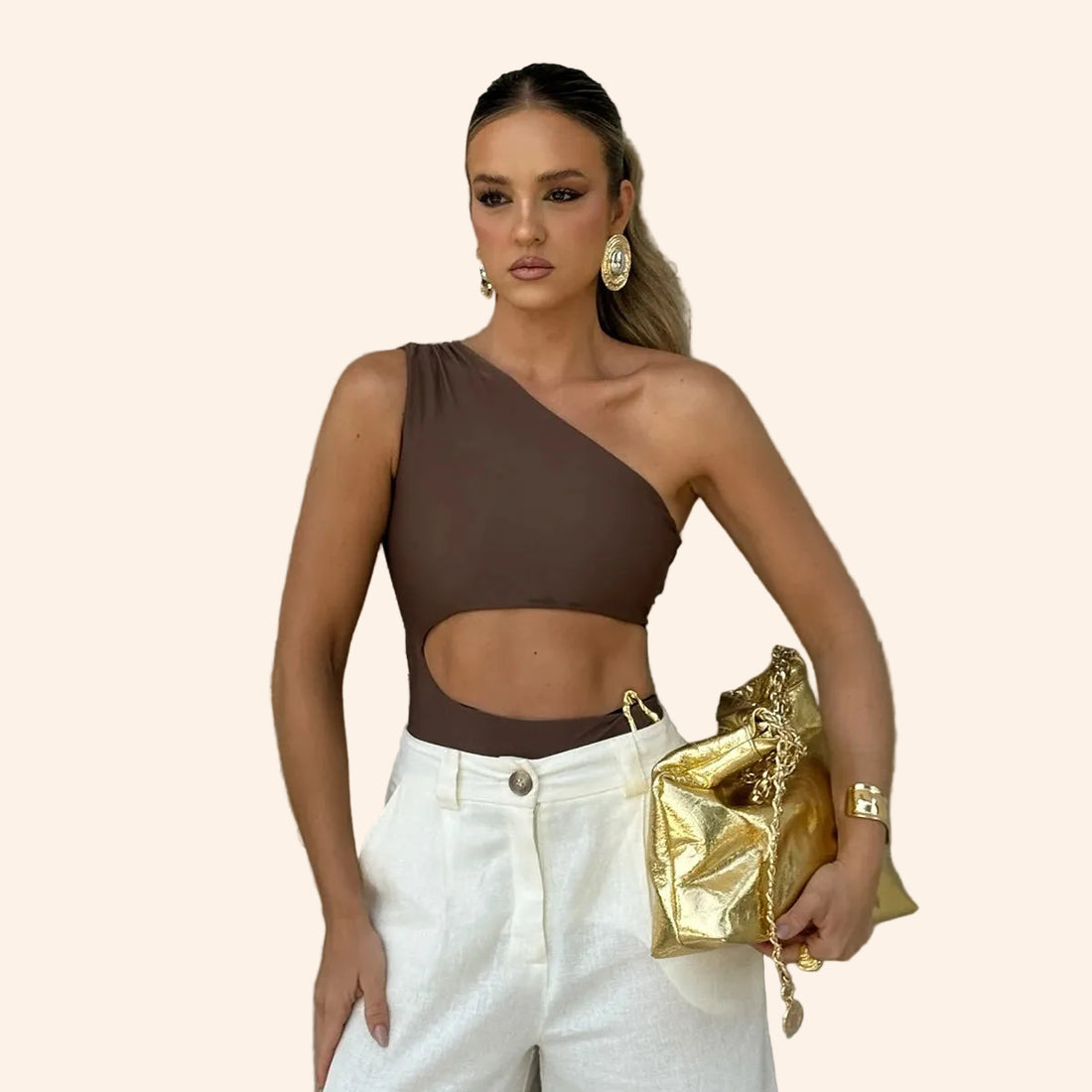One-Shoulder Coast Swimsuit