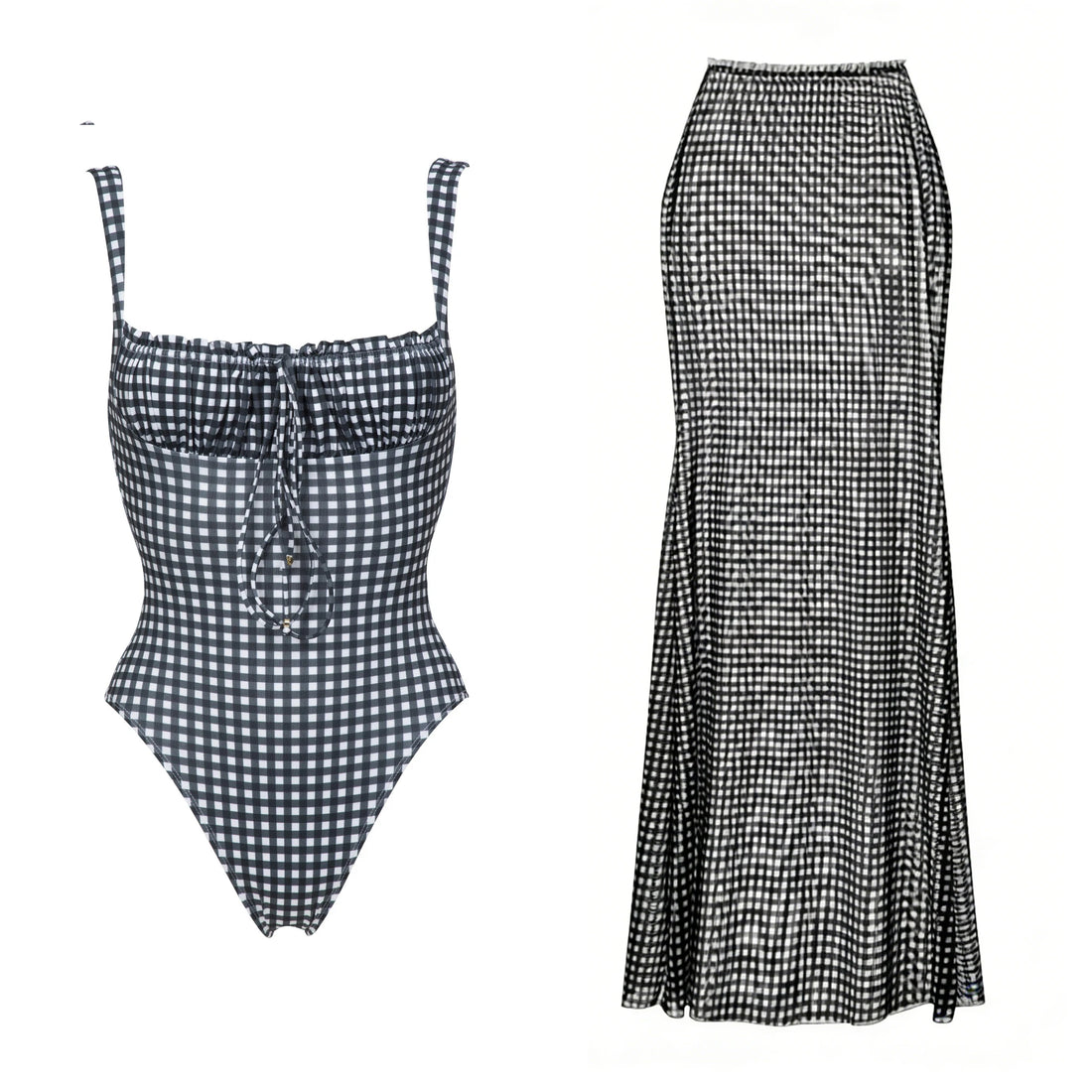 Bandeau Skirted One-Piece