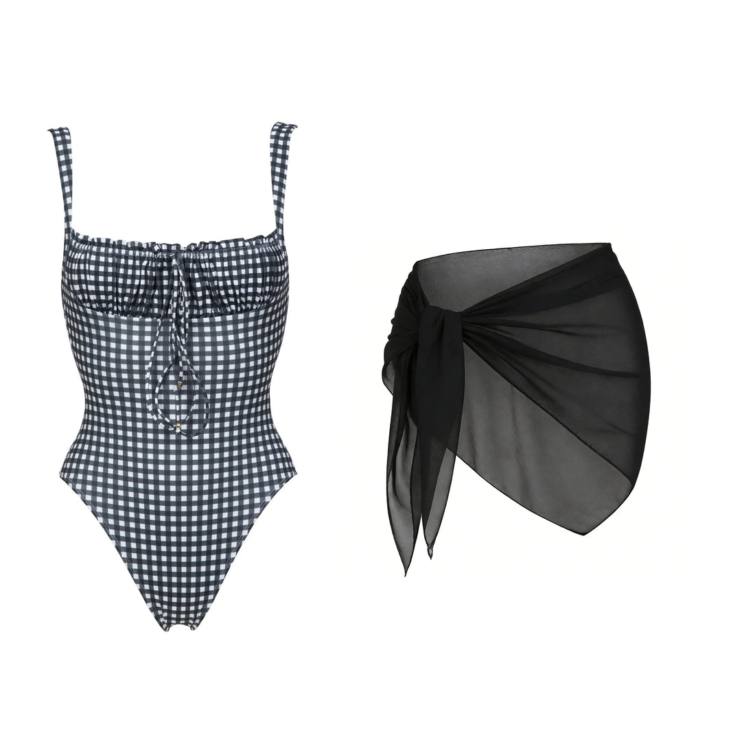 Bandeau Skirted One-Piece