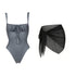 Bandeau Skirted One-Piece