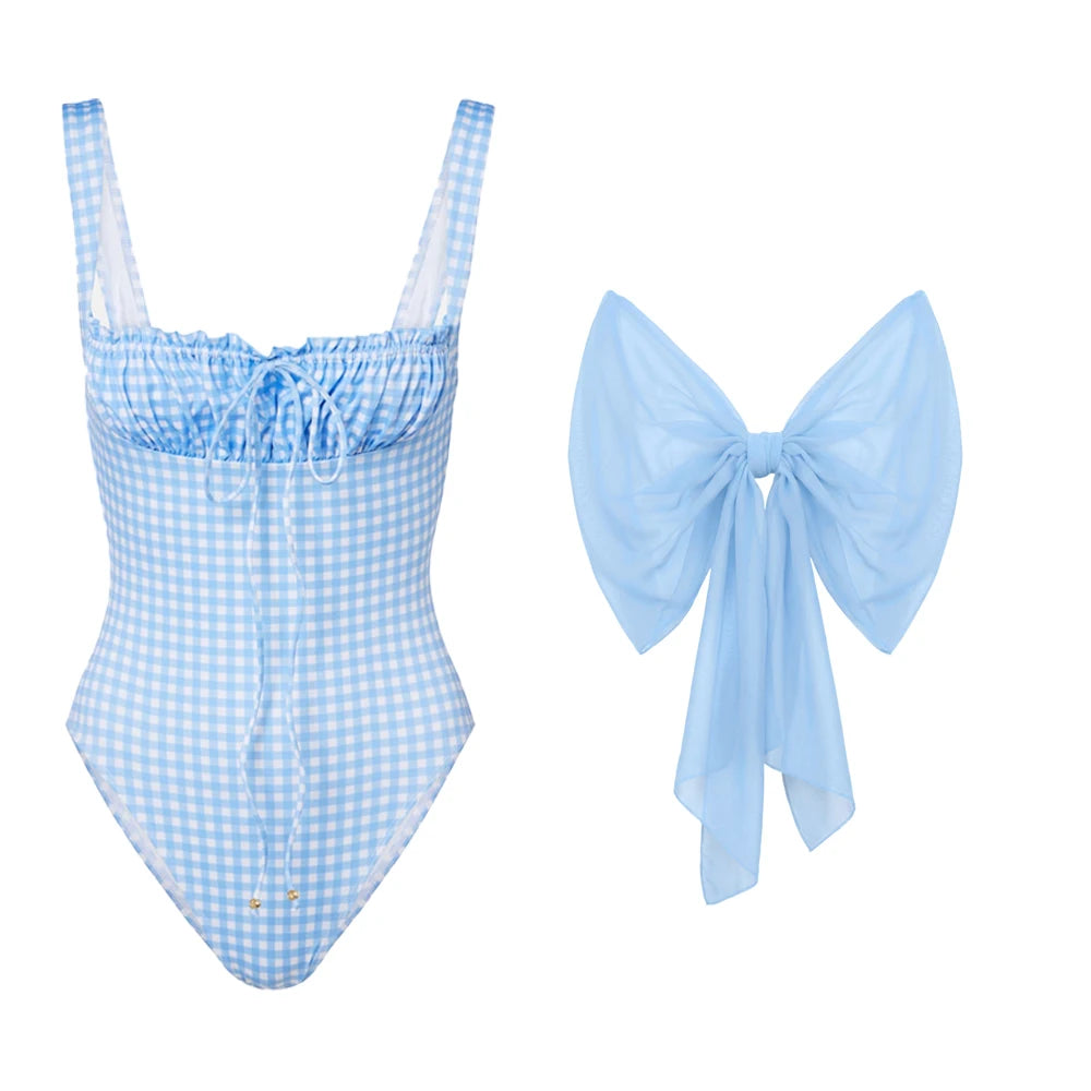 Bandeau Skirted One-Piece