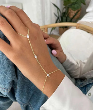 Crystal Hand Bracelet