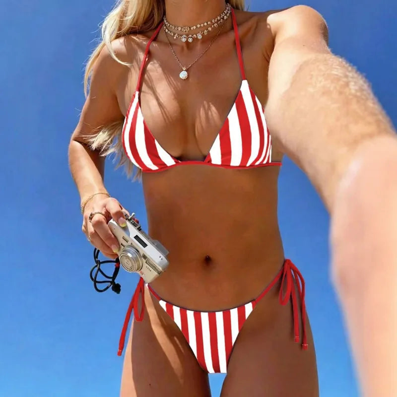 Stripe Riviera Bikini Set
