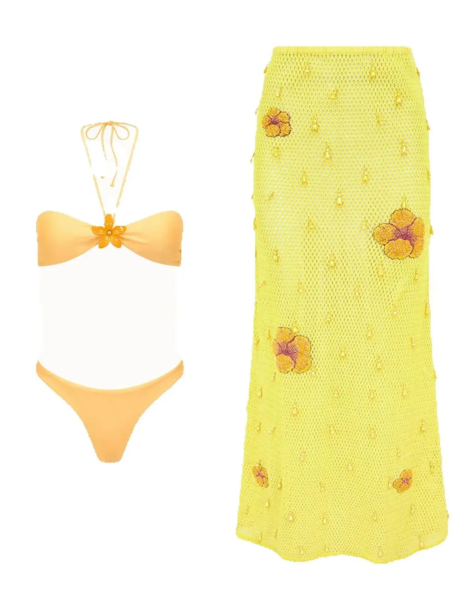 Sexy Skirted Bikini Set