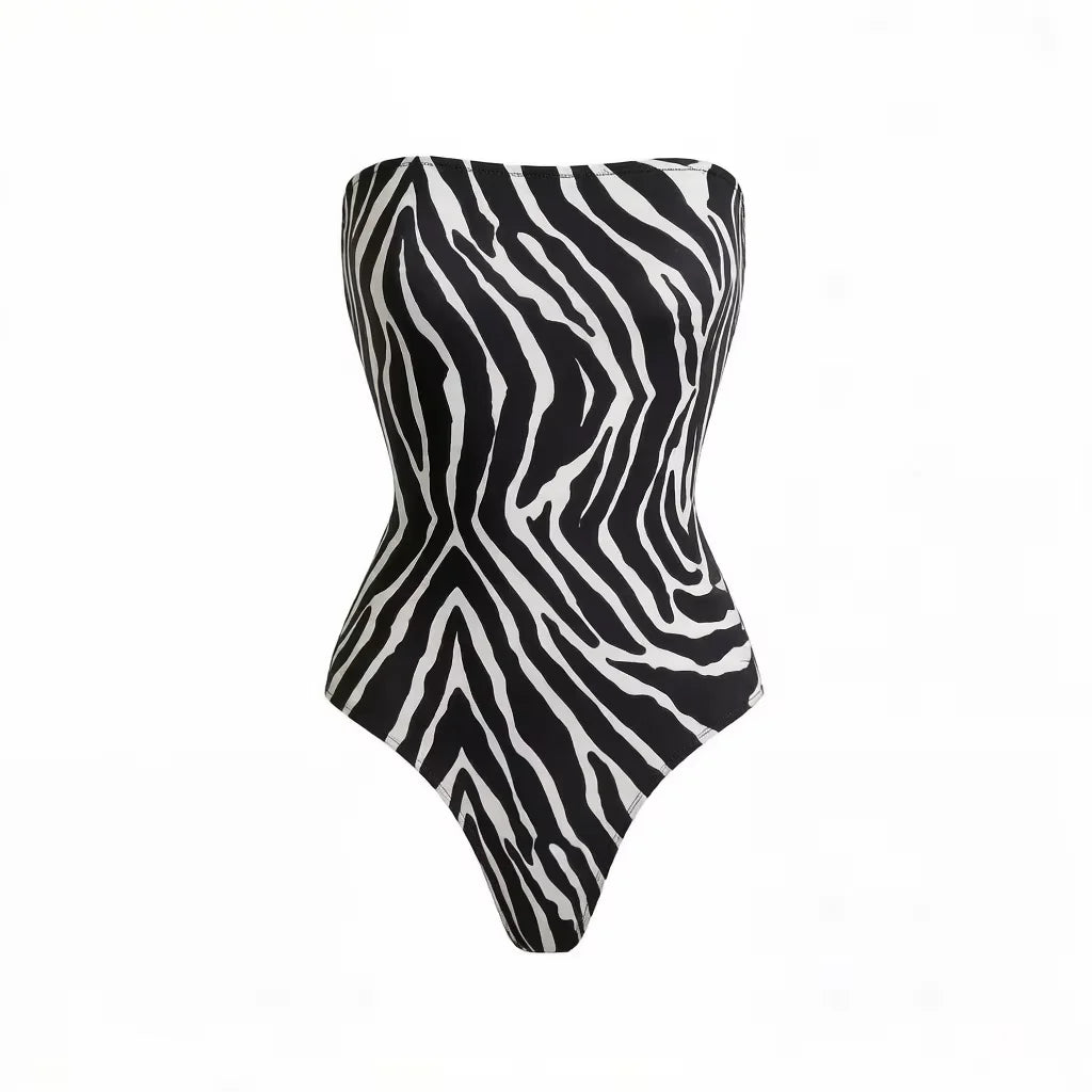 Leopard Sarong Swim Set
