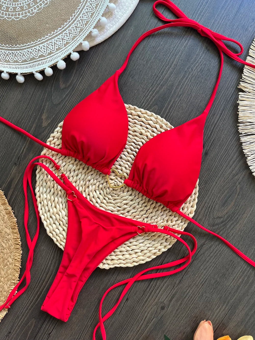 Rio Red Bikini Set