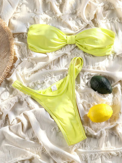 Off-Shoulder Bikini Set
