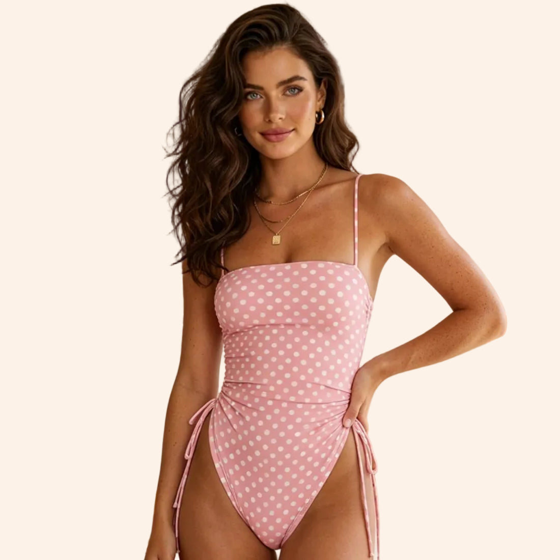 Pink Dot Bikini Set