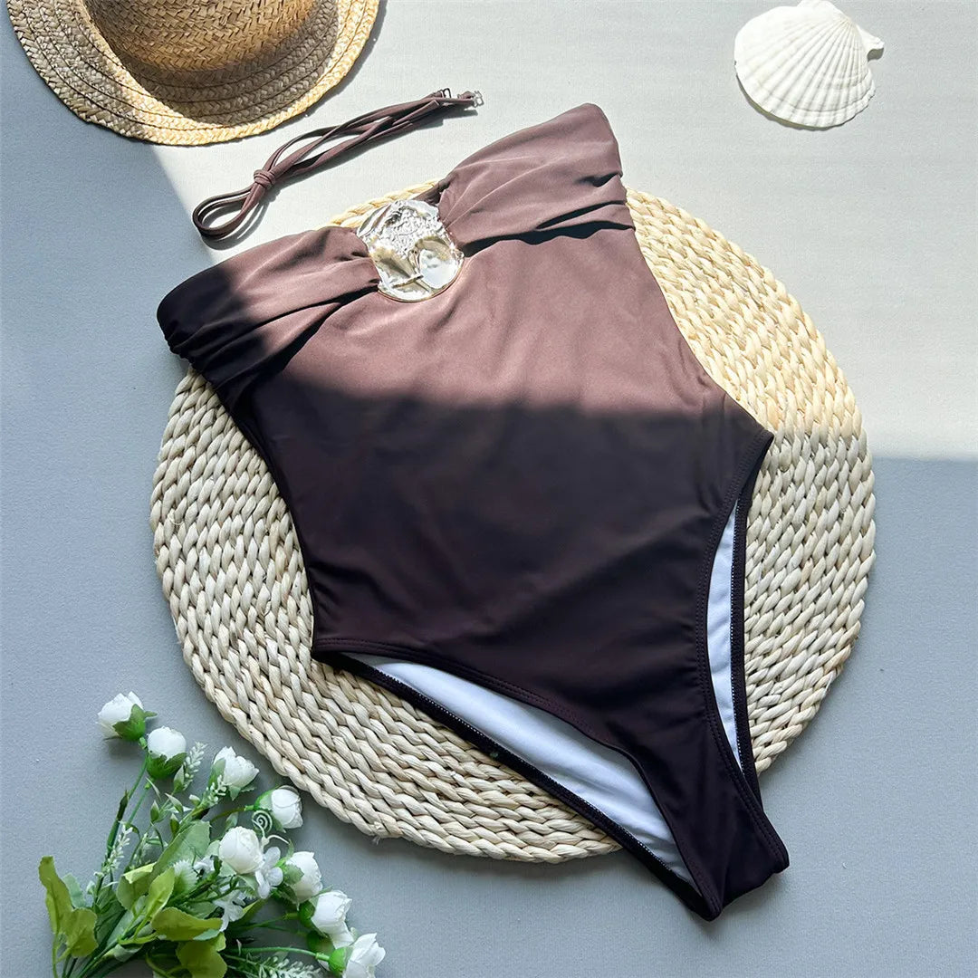 Bandeau High-Cut Monokini