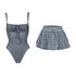 Bandeau Skirted One-Piece