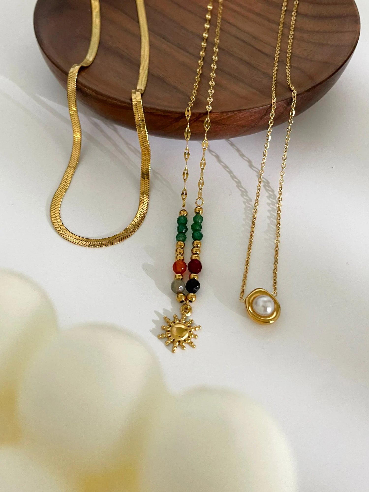 Sunflower Pendant Necklace