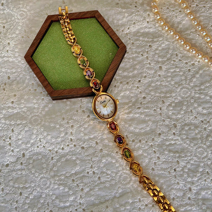 Tourmaline Pearl Watch