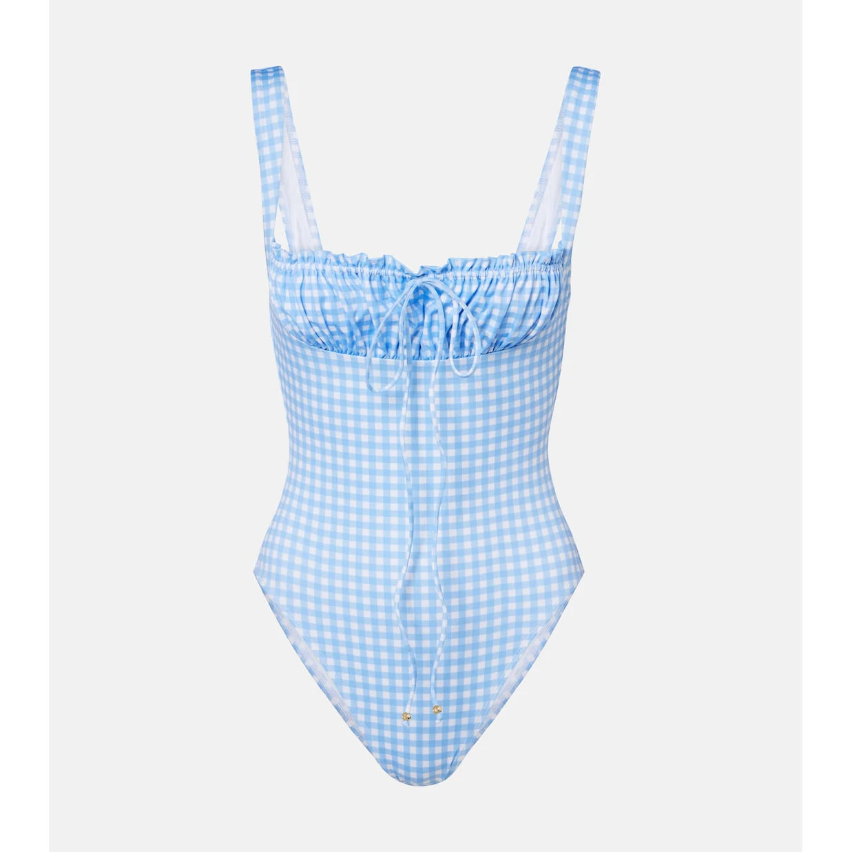 Print One Piece Swimsuit with Skirt Bandeau Swimwear Women High Leg Swimsuit Bodysuit Bathing Suit Beach Wear Monokini