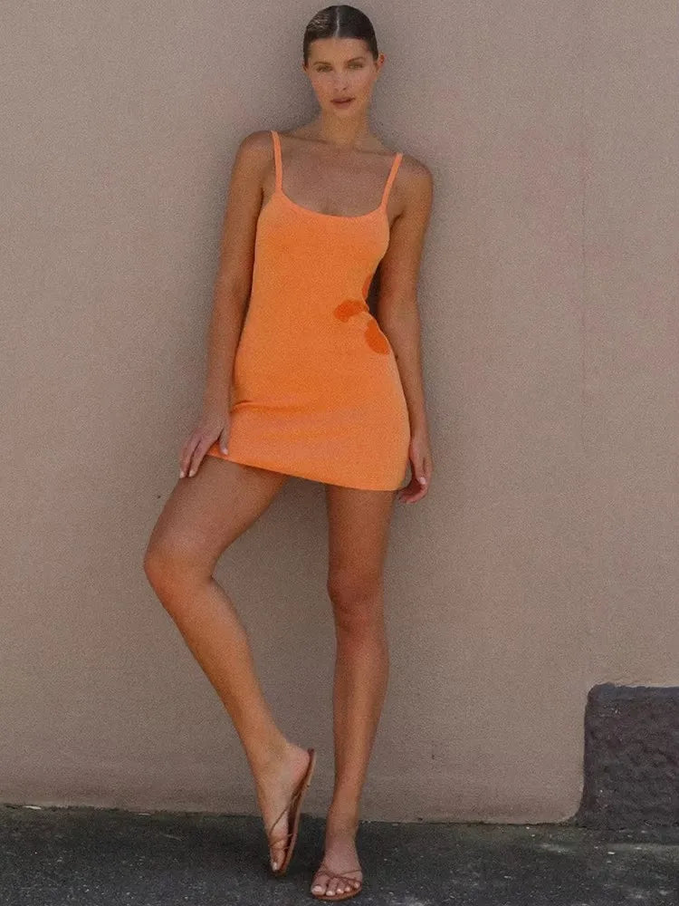 Backless Beach Mini Dress