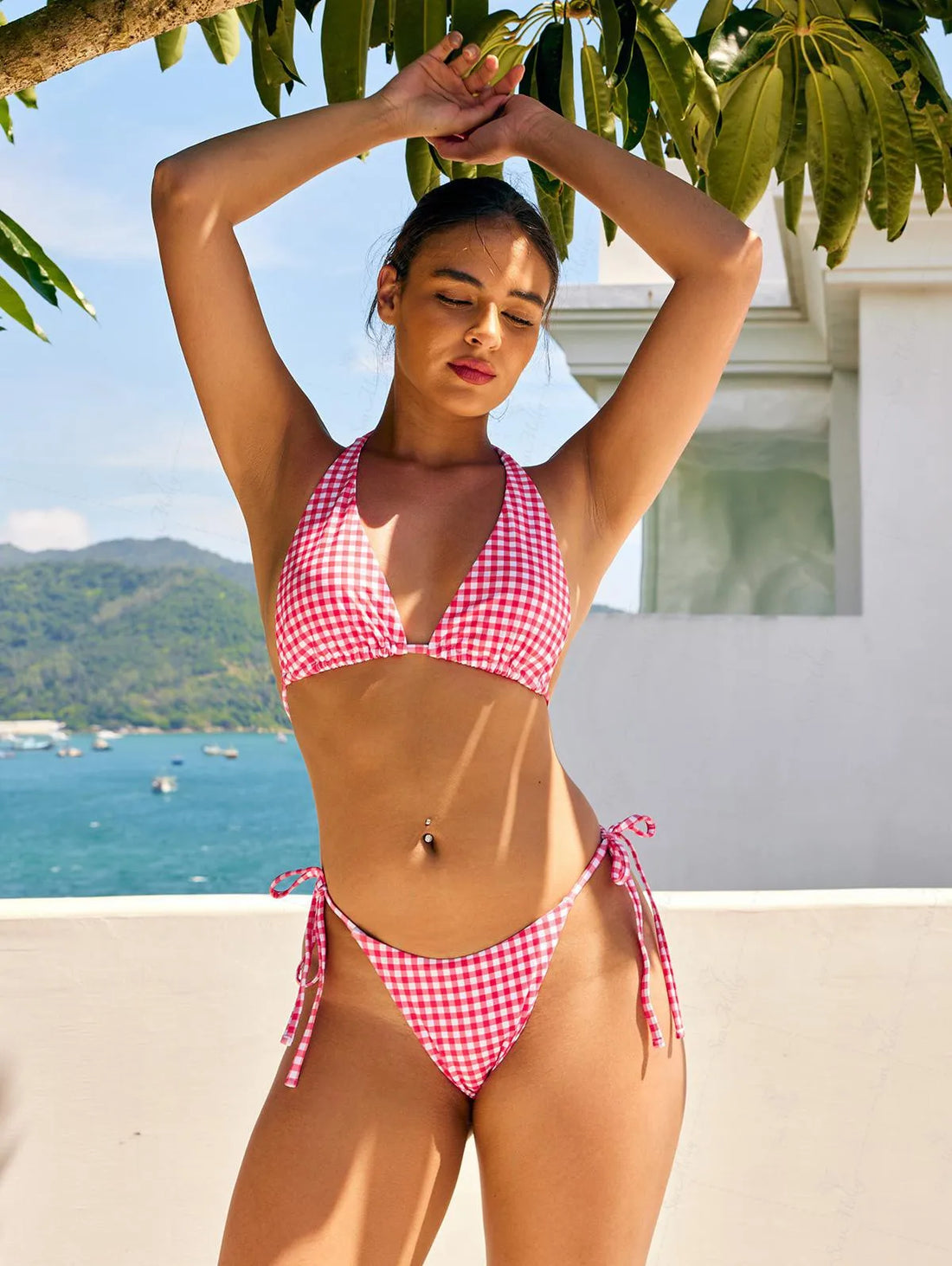 Gingham Tie Bikini