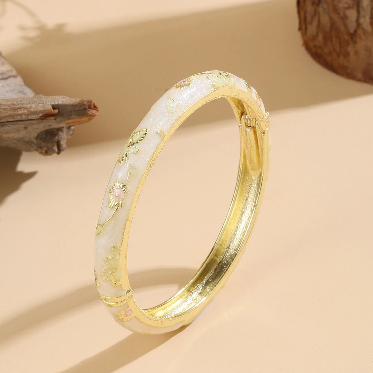 Vintage Flower Bangle