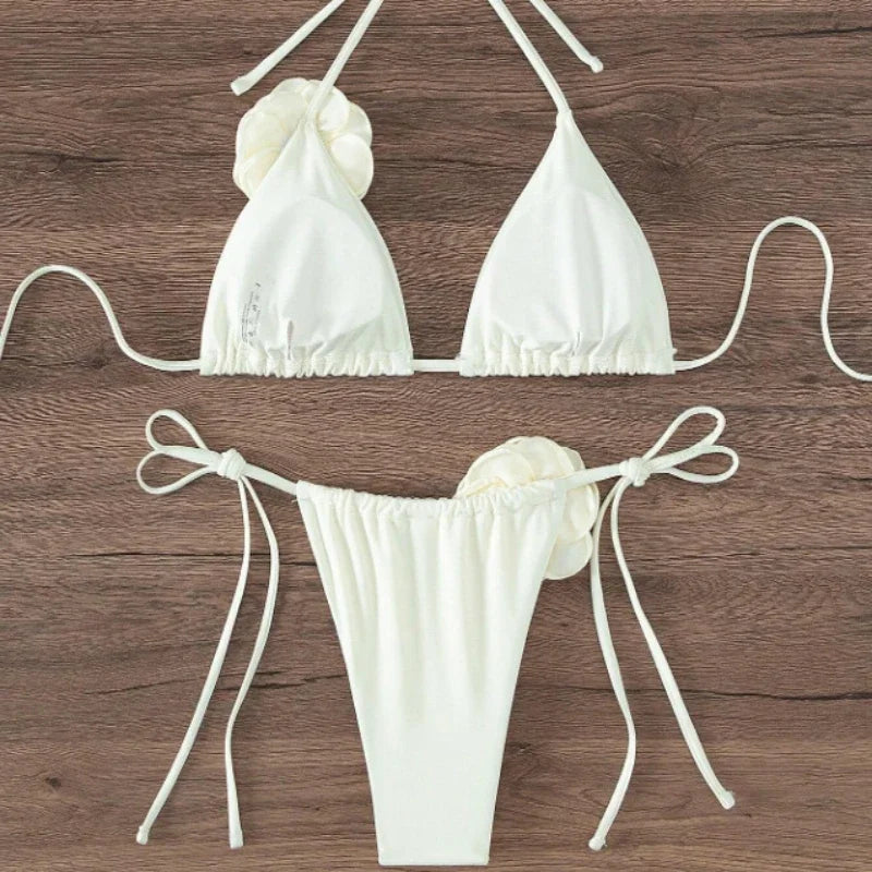 Floral Halter Bikini