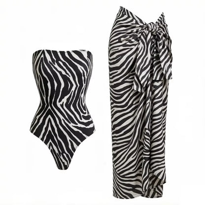 2026 Sexy Leopard Bikini Set Printed Brazilian Biquini Women Swimwear Skirt Bathing Suit Girls Summer Beachwear Dress