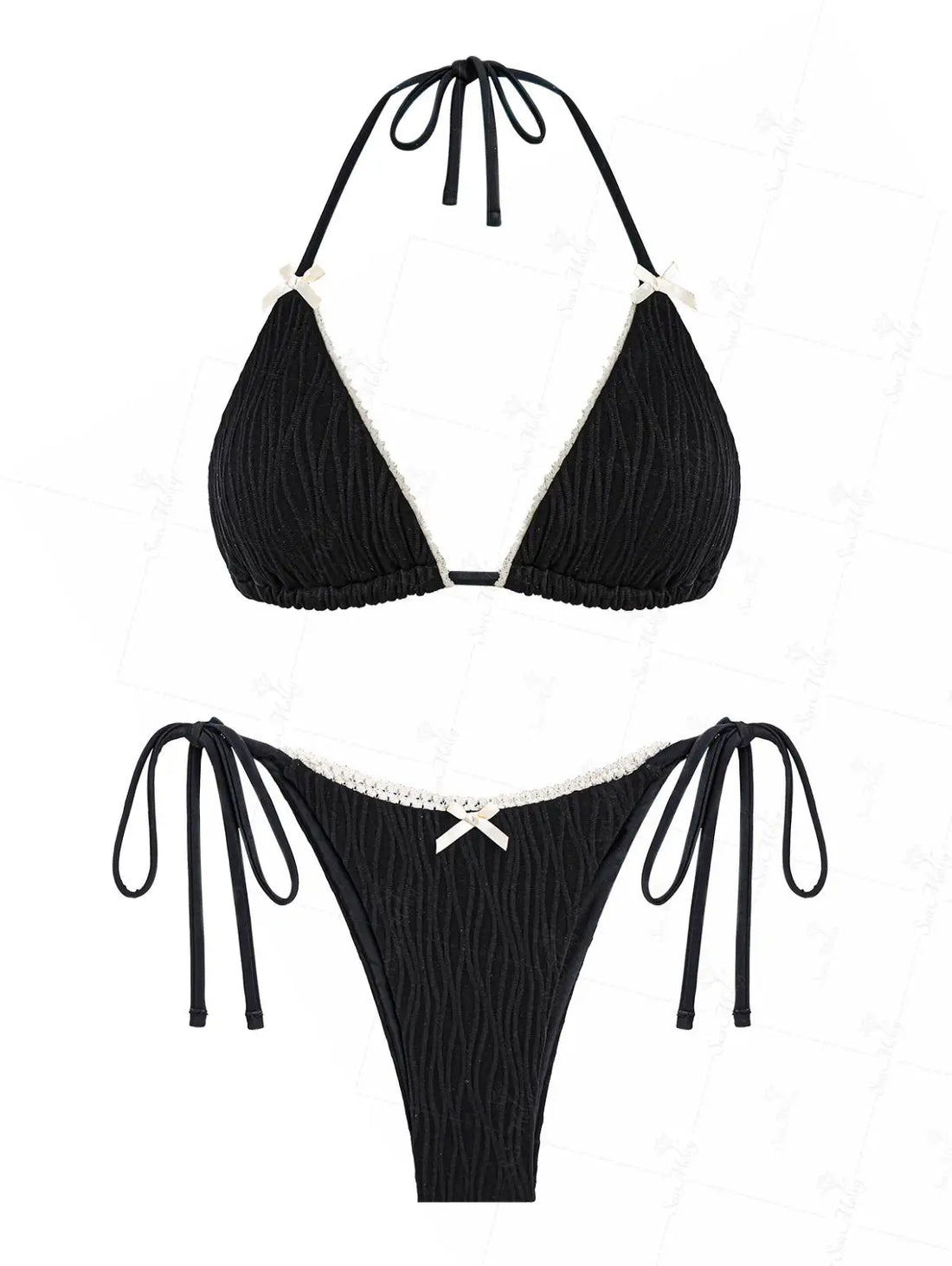 Trobicana Textured Bow Bikini - image 7