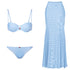 Bandeau Print One-Piece