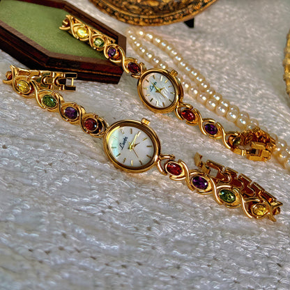 Tourmaline Pearl Watch