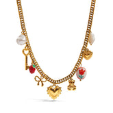 Trobicana Steel Love Key Pendant Necklace - image 2