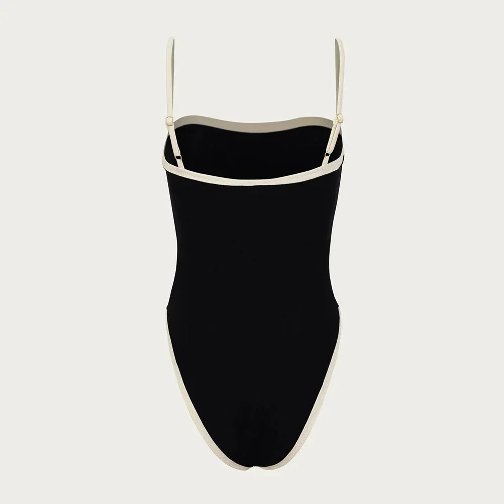Vintage Black Monokini
