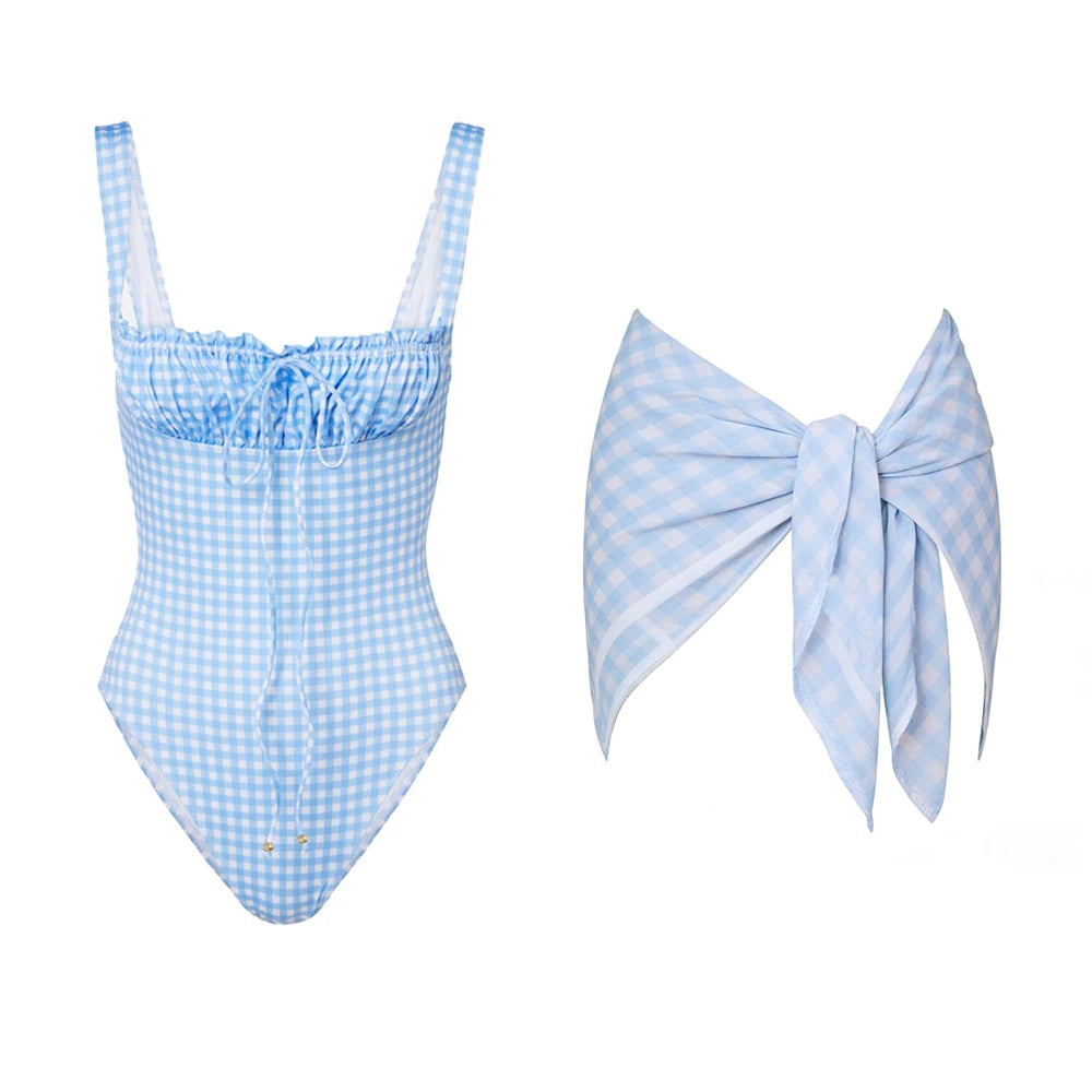 Bandeau Skirted One-Piece