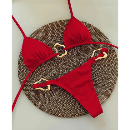 Lace-Up Bikini