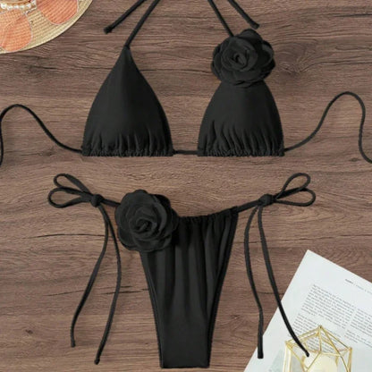 Floral Halter Bikini