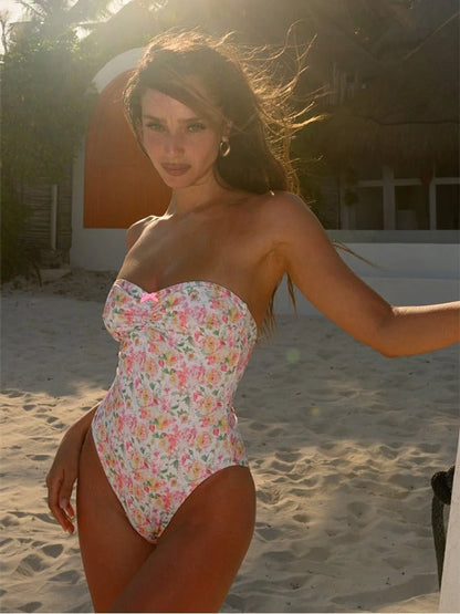 Floral Bandeau Monokini