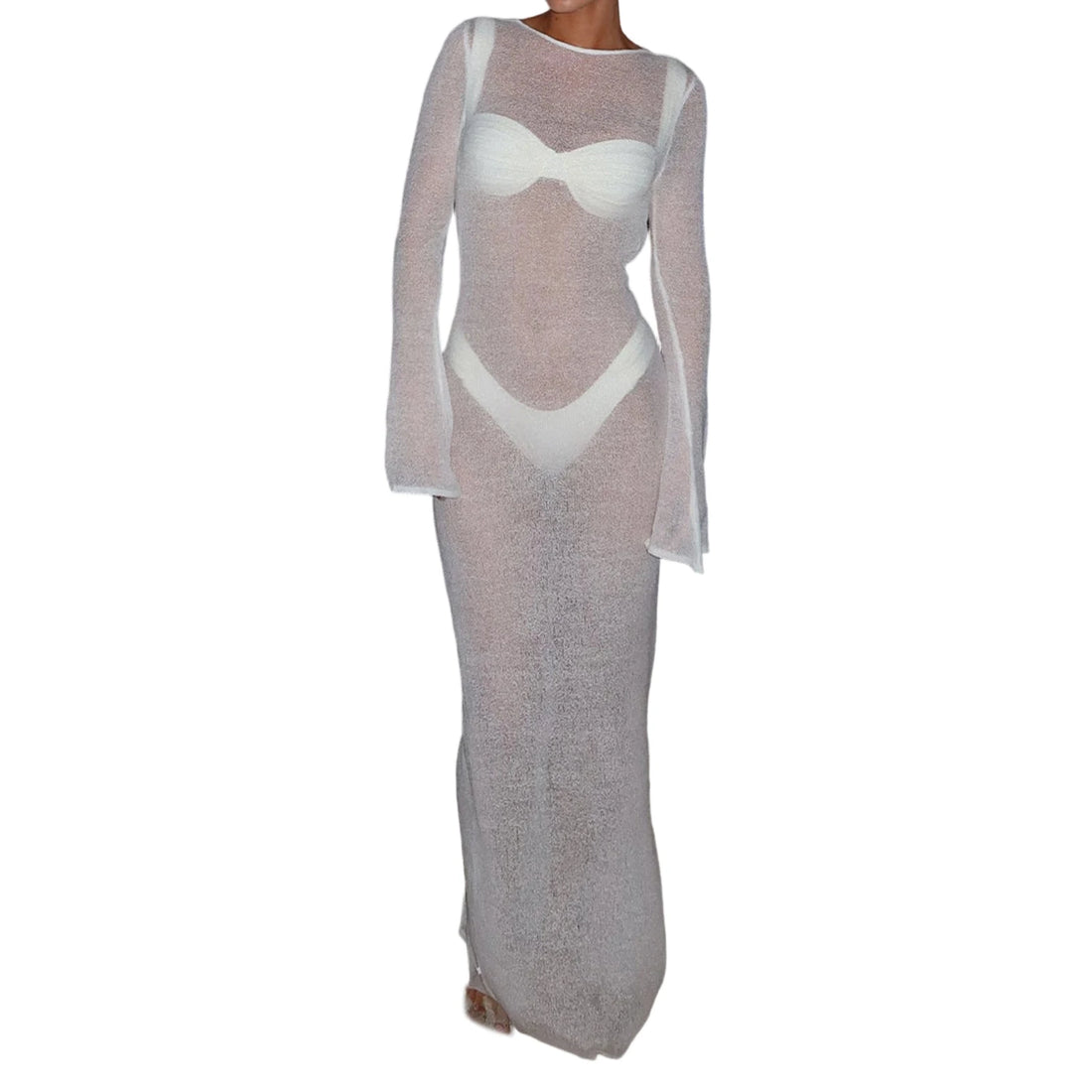Sheer Coast Maxi Cover-Up