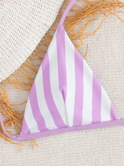 2026 Sexy Bikinis Striped Swimsuits Women Swimwear Push Up Female Beach Swim Wear Bathing Suits Brazilian Bikini Set Pool Bather