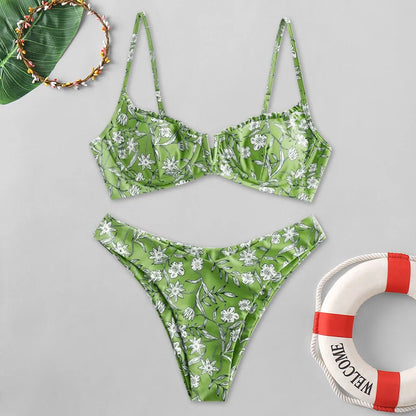 Floral Push Bikini