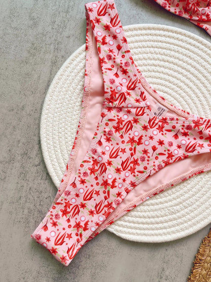 Strapless Print Bikini