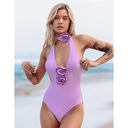 One-Shoulder Push-Up Swimsuit