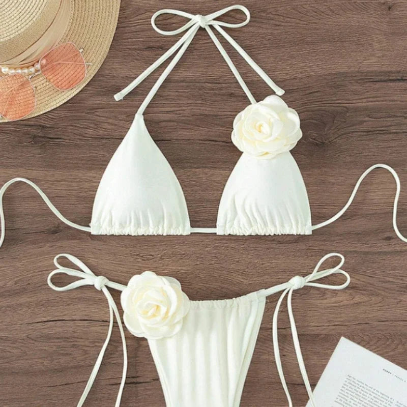 Floral Halter Bikini