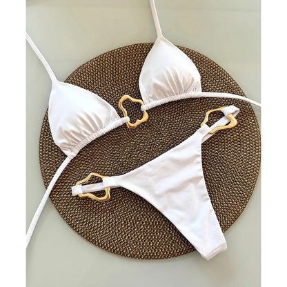 Lace-Up Bikini