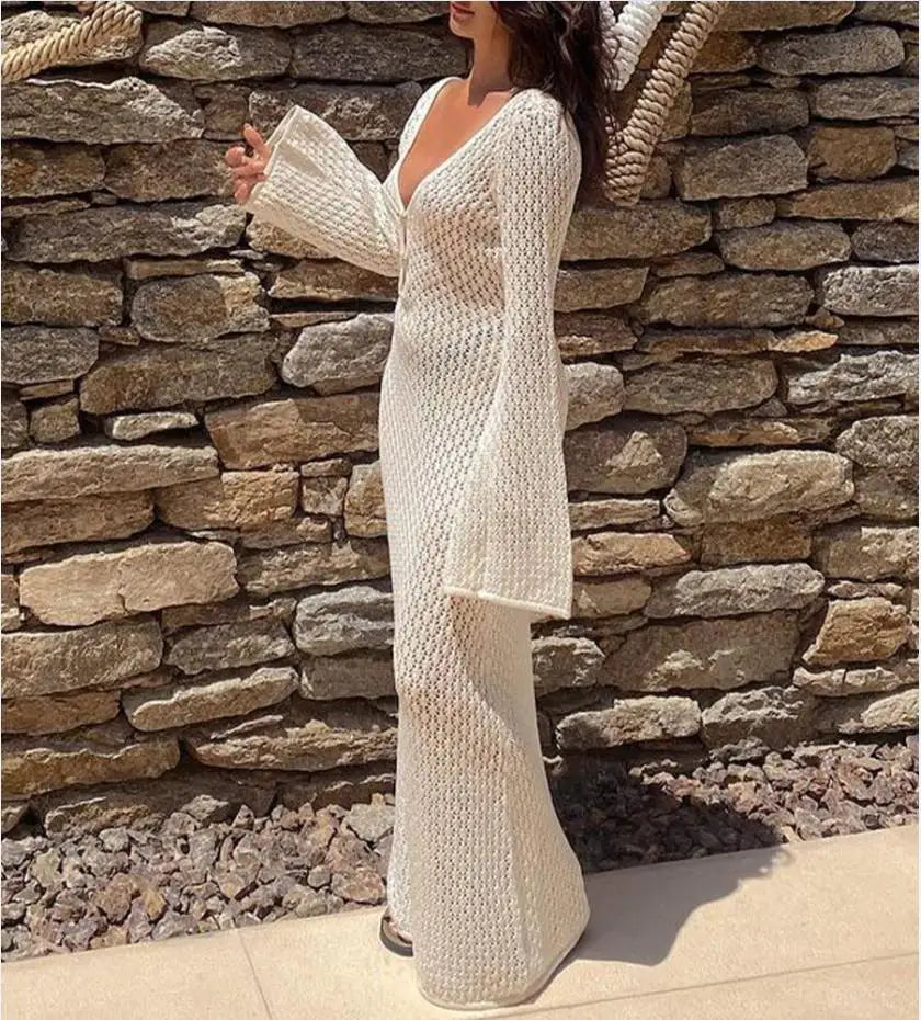 Sexy Knit Beach Dress
