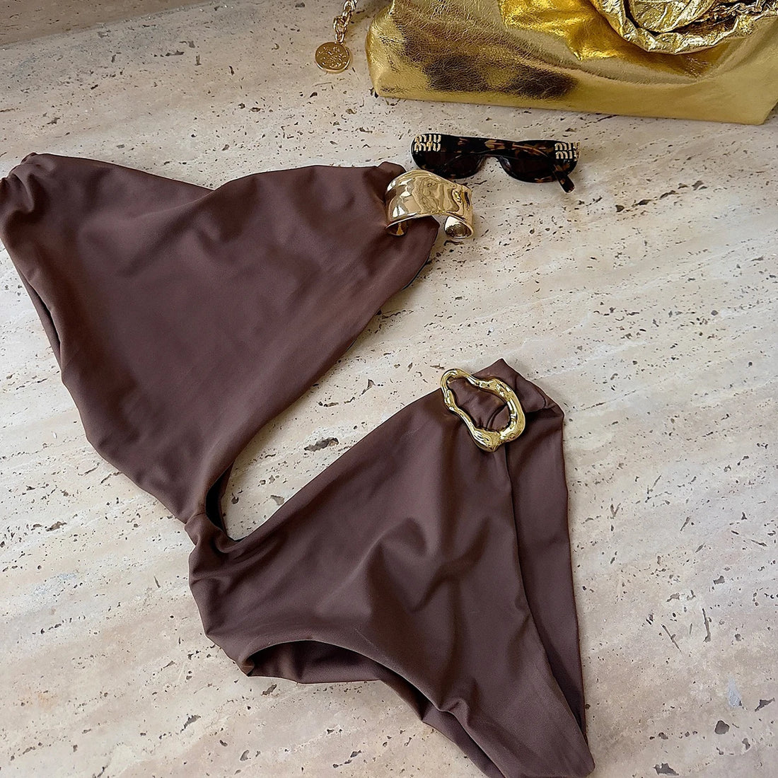One-Shoulder Coast Swimsuit
