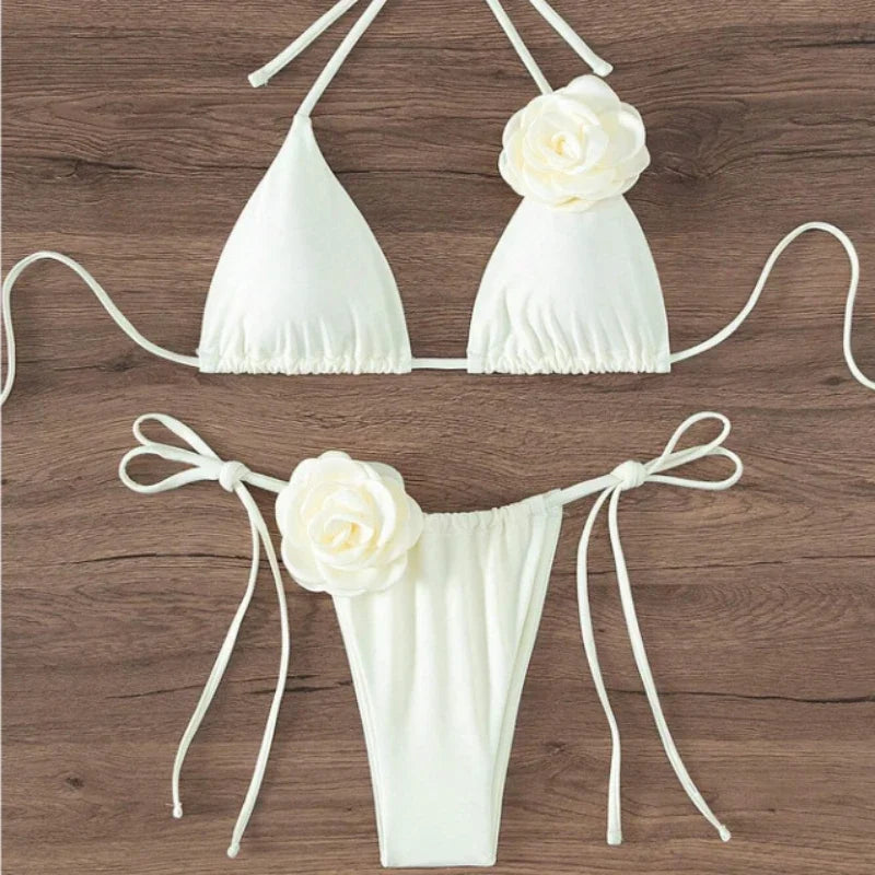 Floral Halter Bikini