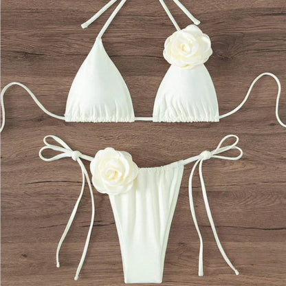 Floral Halter Bikini