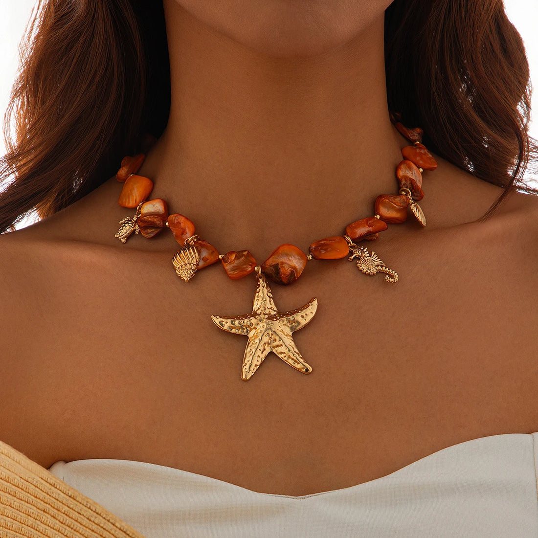 Trobicana Boho Beach Necklace - image 5